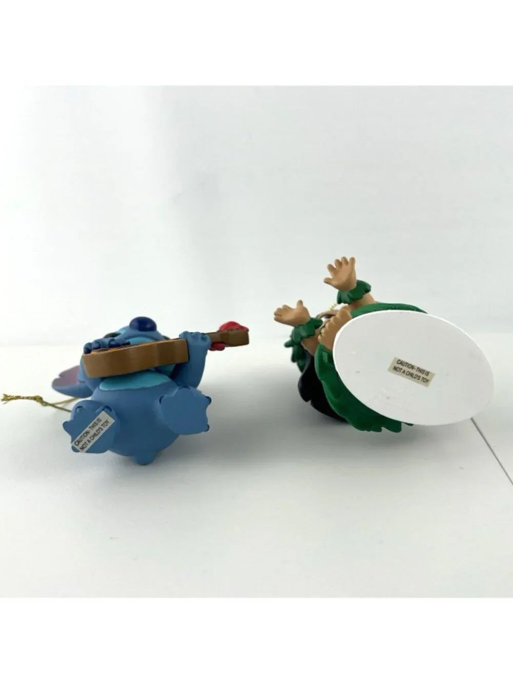 Set of 2 Lilo and Stitch Disney Presidents Edition Ornaments in Original Box